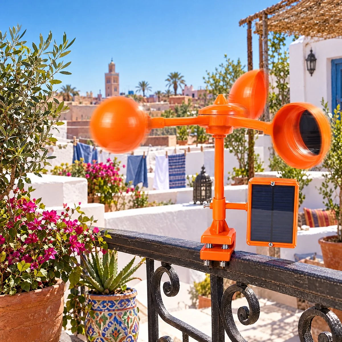 Répulsif anti-oiseaux solaire