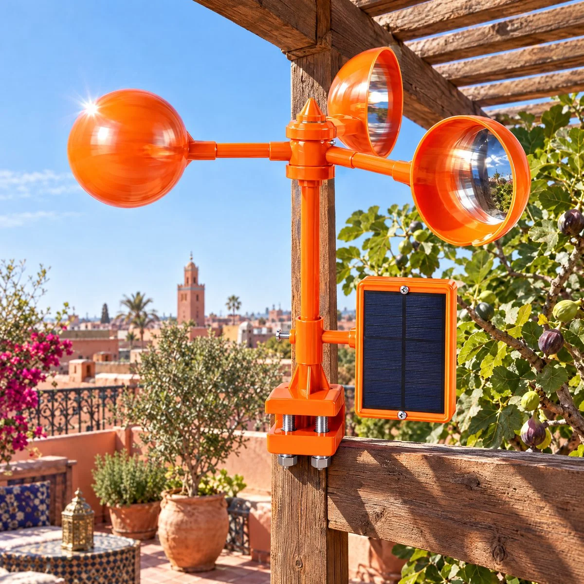 Répulsif anti-oiseaux solaire